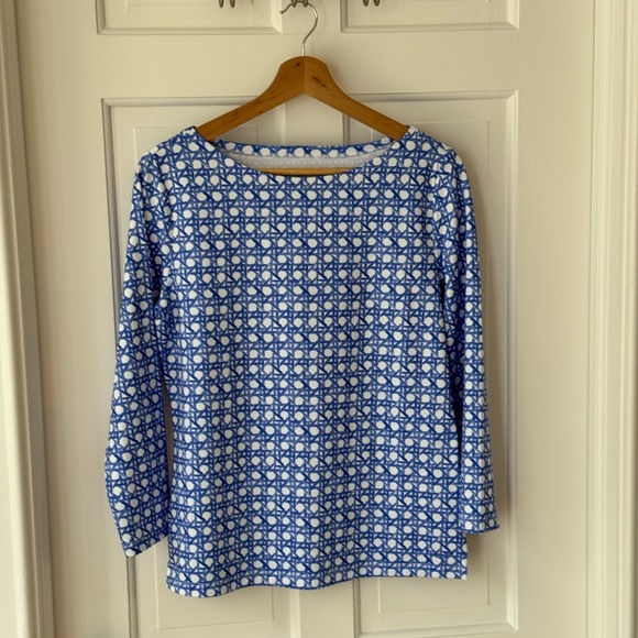 Vineyard Vines printed simple boatneck tee - S - Picture 3 of 14